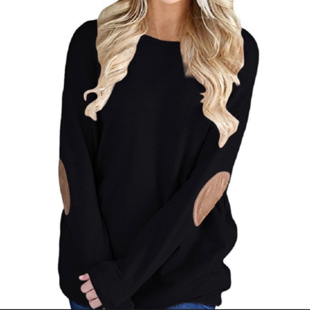 Super comfy sweater with elbow patches